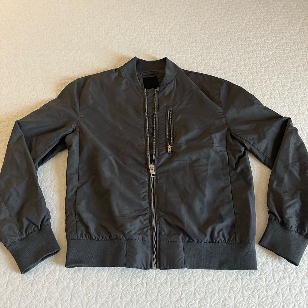 H&M Charcoal Bomber Jacket